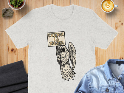 Unique Chinga La Migra Angel Graphic T-Shirt product