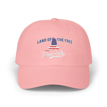 4th of July Embroidery Hat 'Land of the Free' Design | Patriotic Hat, Gift for Dads, Casual Wear, Freedom Cap, Summer Accessory
