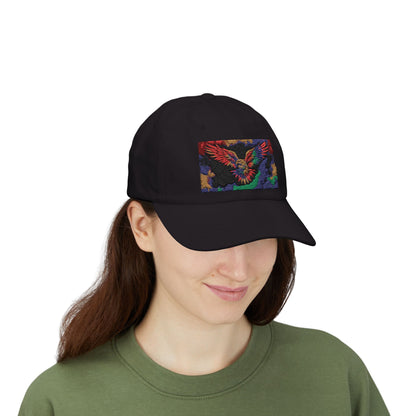 Pride hat Vibrant Eagle Embroidered Cap, Stylish Hat for Outdoors, Casual Wear, Gift Bird Lover's Accessory