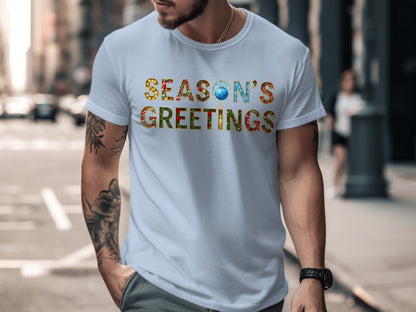 Season's Greetings Festive Short Sleeve Shirt