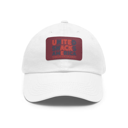 Trendy Dad Hat with Leather Patch - United Snacks America