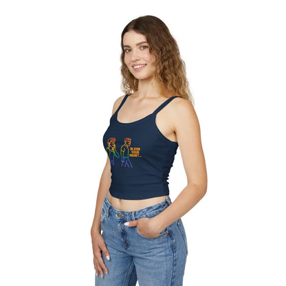 high quality pride Bless Your Heart Women's Spaghetti Strap Tank Top - Casual Summer Wear