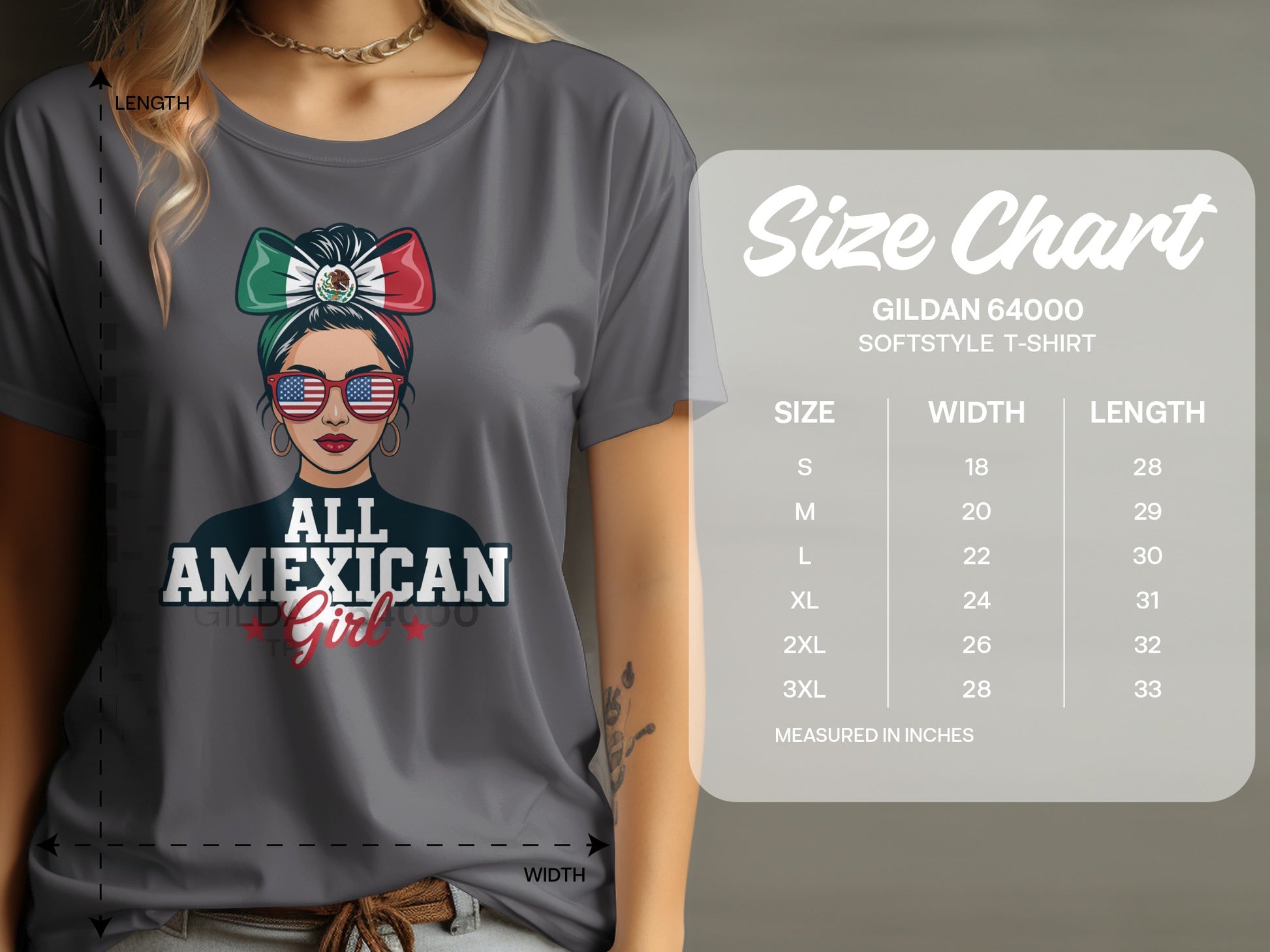 All American Girl Graphic Tee Shirt Product Type