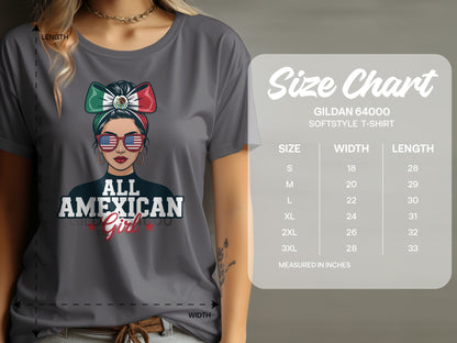 All American Girl Graphic Tee Shirt Product Type