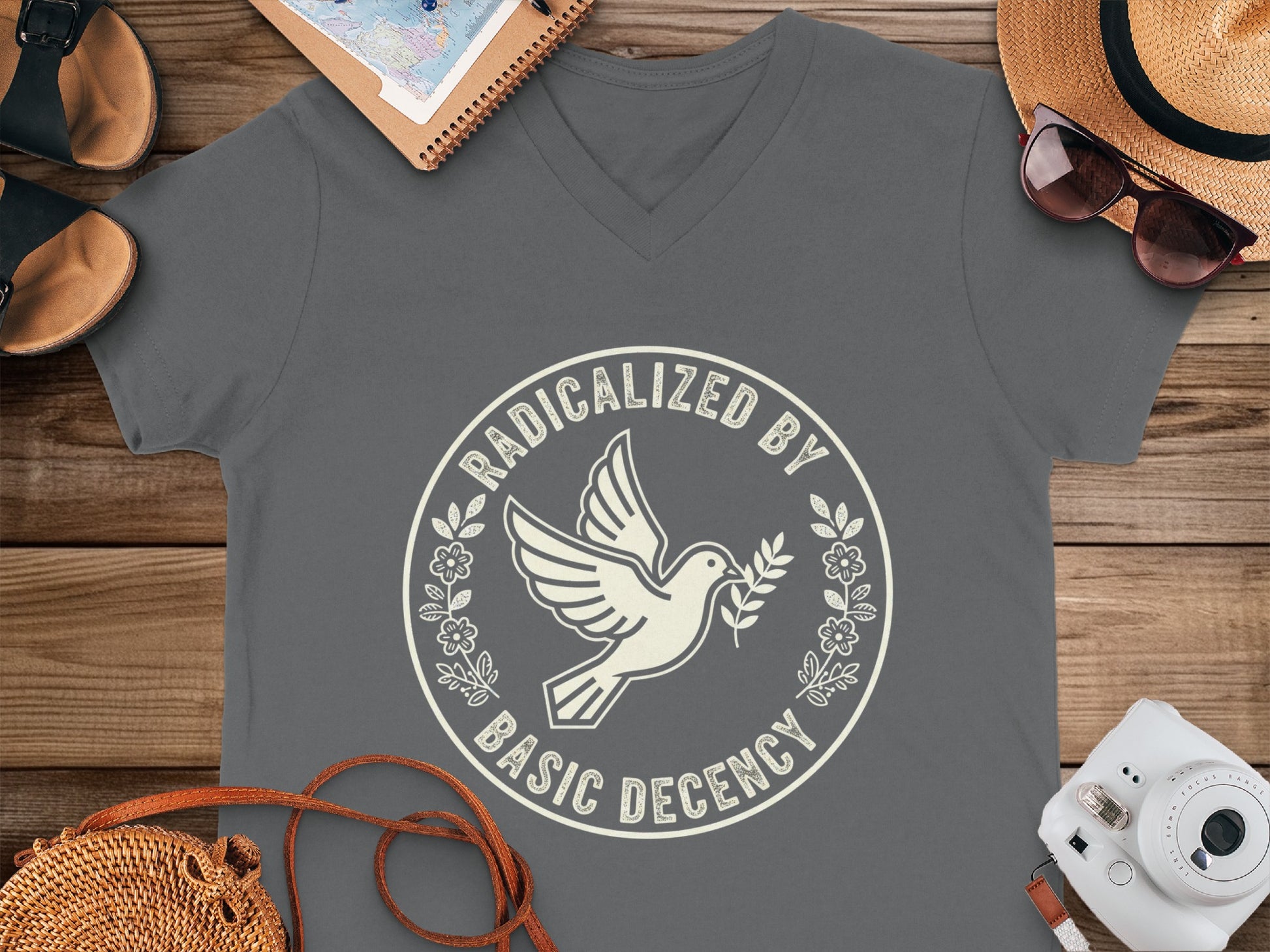 Radicalized By Basic Decency Graphic Tee