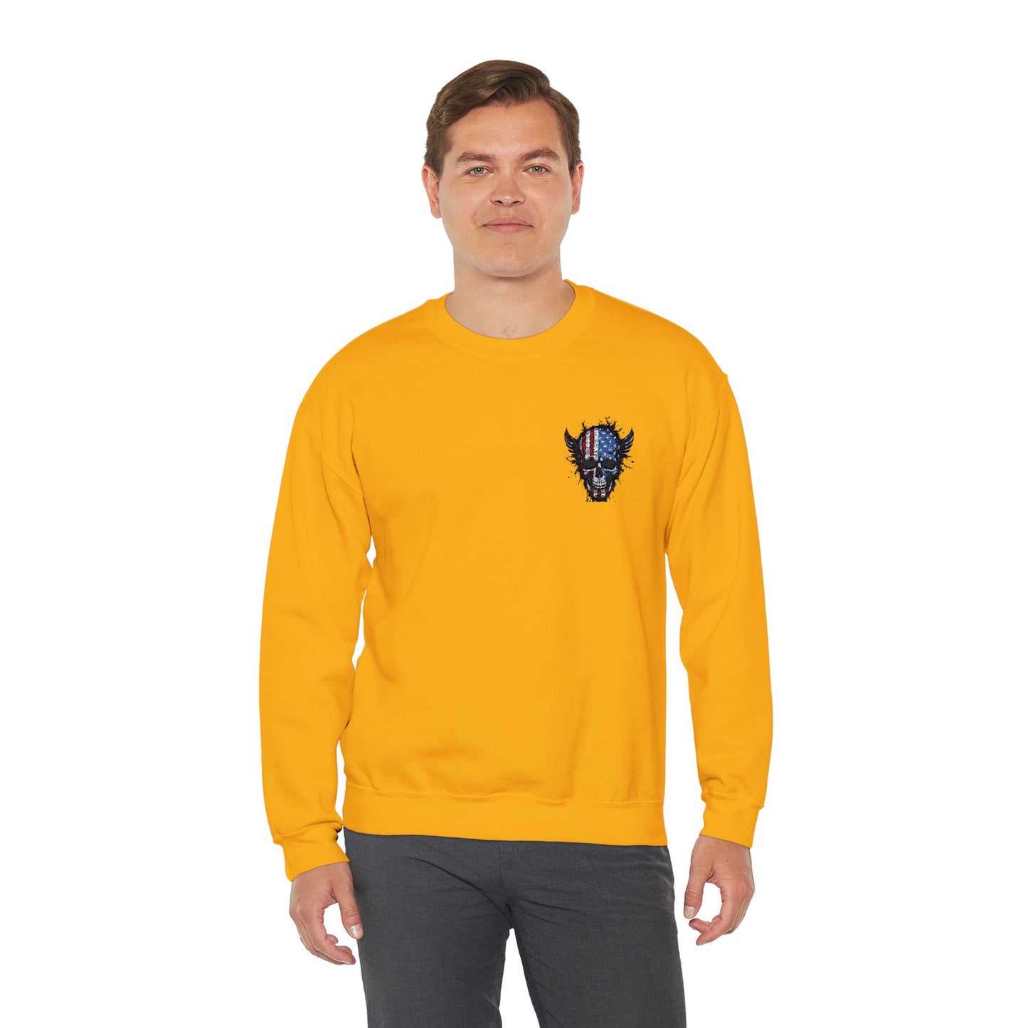 Artistic Graphic Crewneck Sweatshirt - Bold Design for Creative Souls