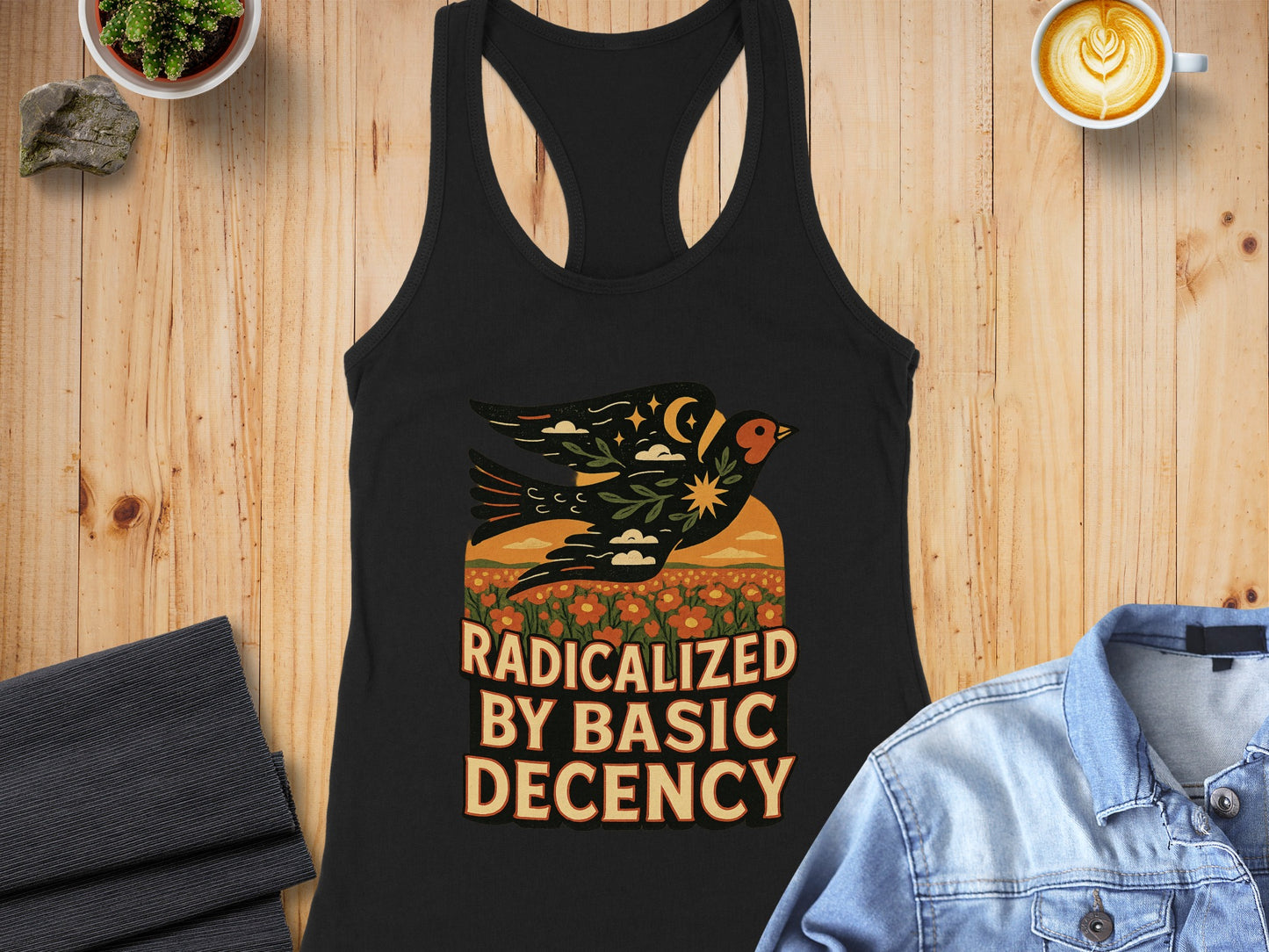 Radicalized By Basic Decency Women's Tank Top