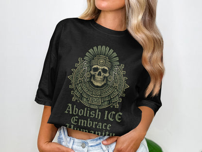 Abolish ICE Embrace Humanity Graphic Shirt