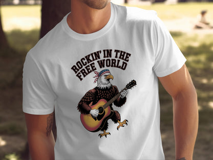 Rockin' in the Free World Eagle Graphic T-Shirt product type