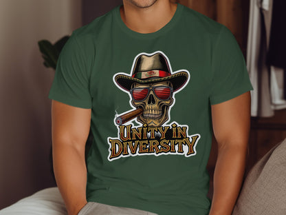 Unity in Diversity Skull Design T-Shirt product type