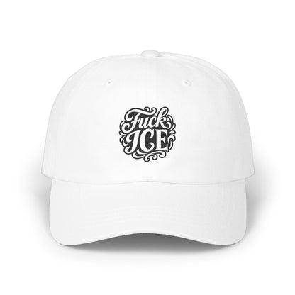 Stylish Fuck ICE Embroidered White Hat product
