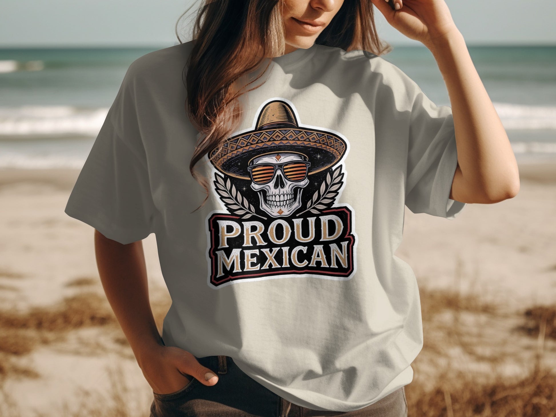 Proud Mexican Skull Graphic Apparel Product Type