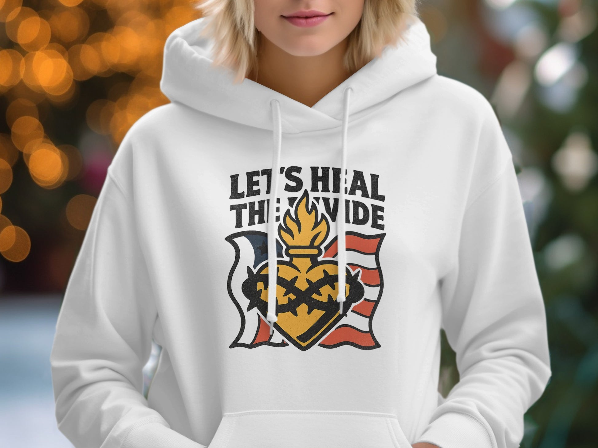 Lets Heal The Divide Graphic Hoodie Product