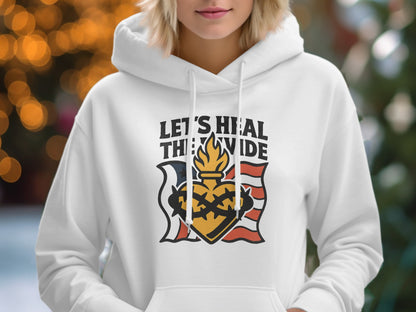 Lets Heal The Divide Graphic Hoodie Product