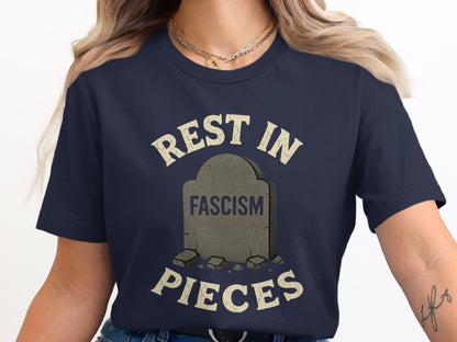 Rest In Fascism Pieces Graphic T Shirt product