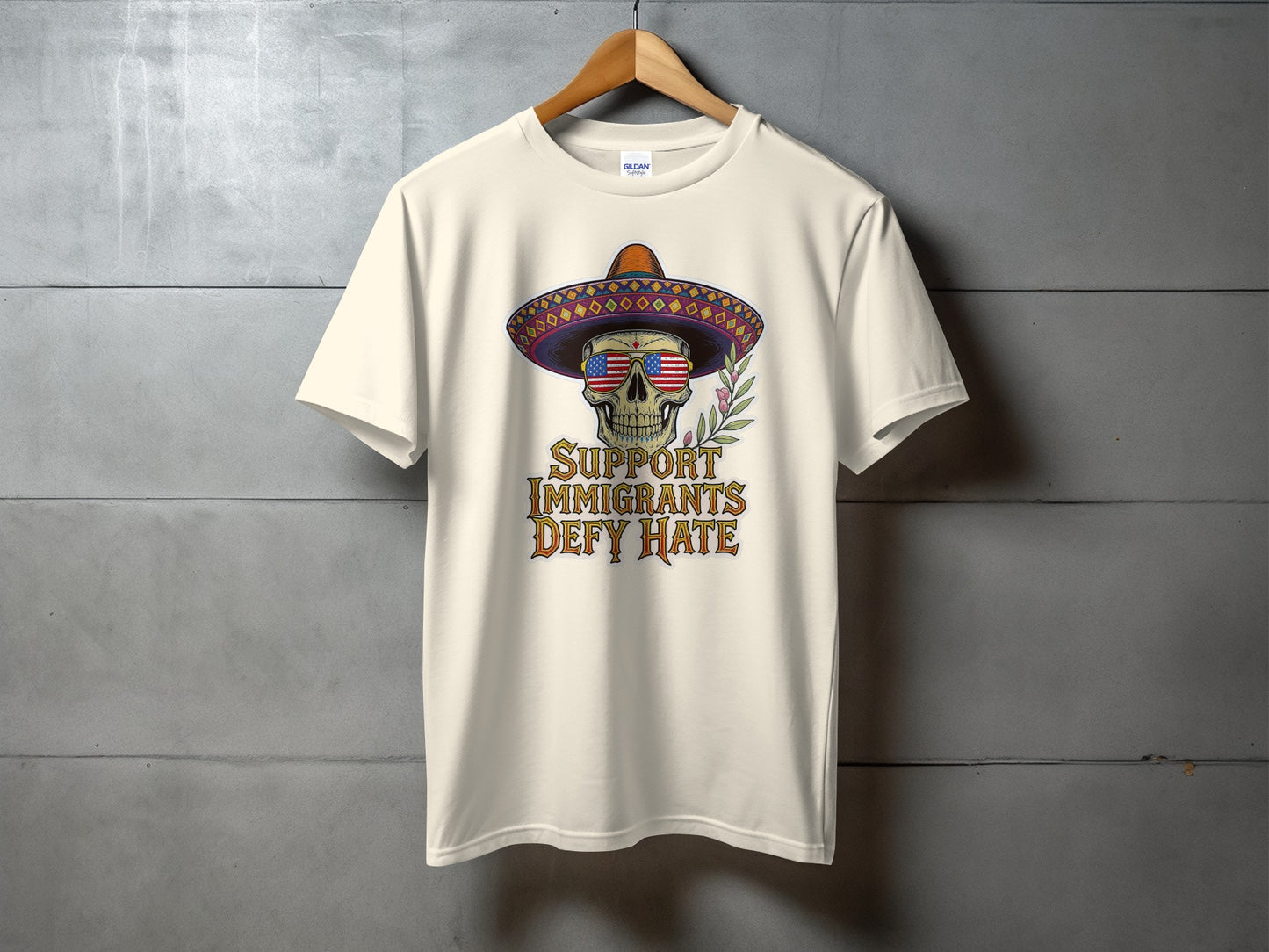 Support Immigrants Defy Hate T-Shirt product type