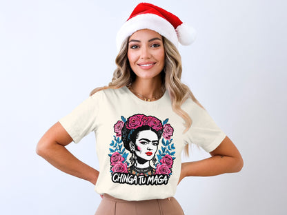 Chinga Tu Maga Artistic Graphic Short Sleeve Shirt