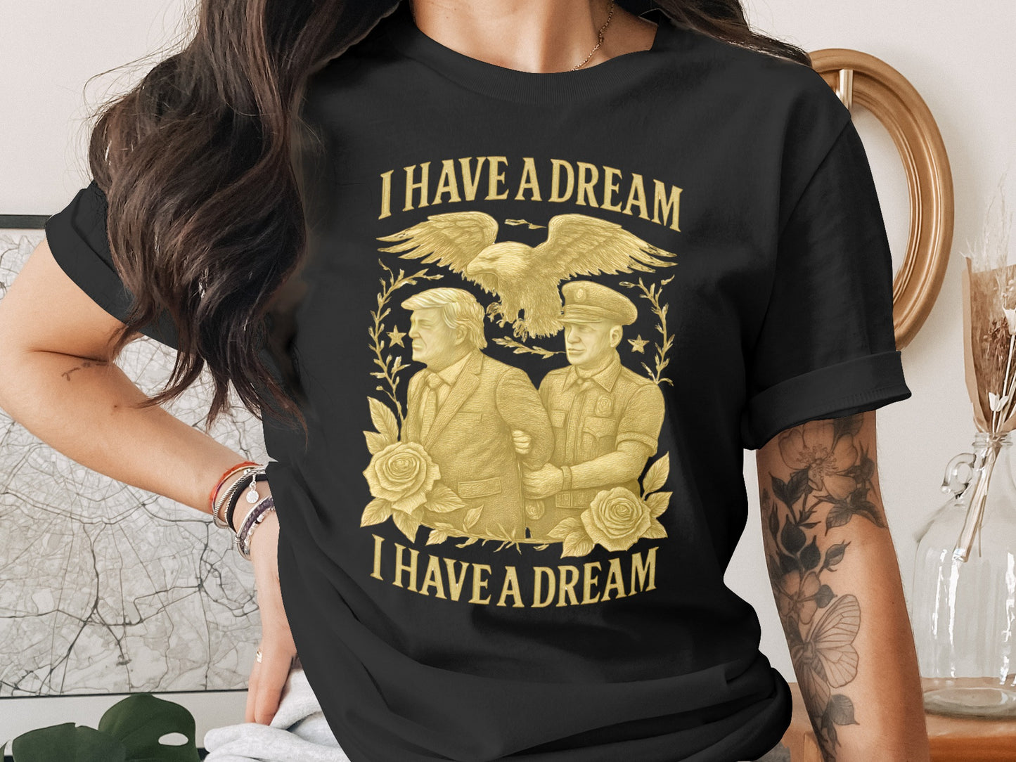 I Have a Dream Graphic Tee Artistic Design Shirt Product