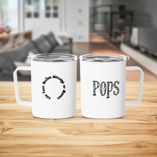 Customizable Message on Mug and POPS Design product