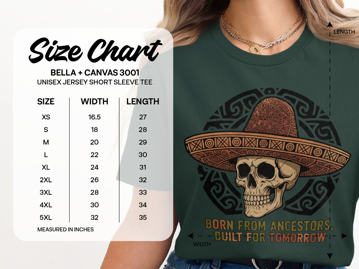 Skull in Sombrero Graphic Unisex Jersey Tee
