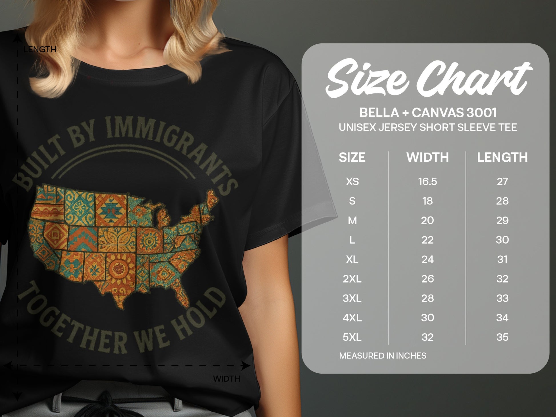Built By Immigrants Together We Hold t-shirt product