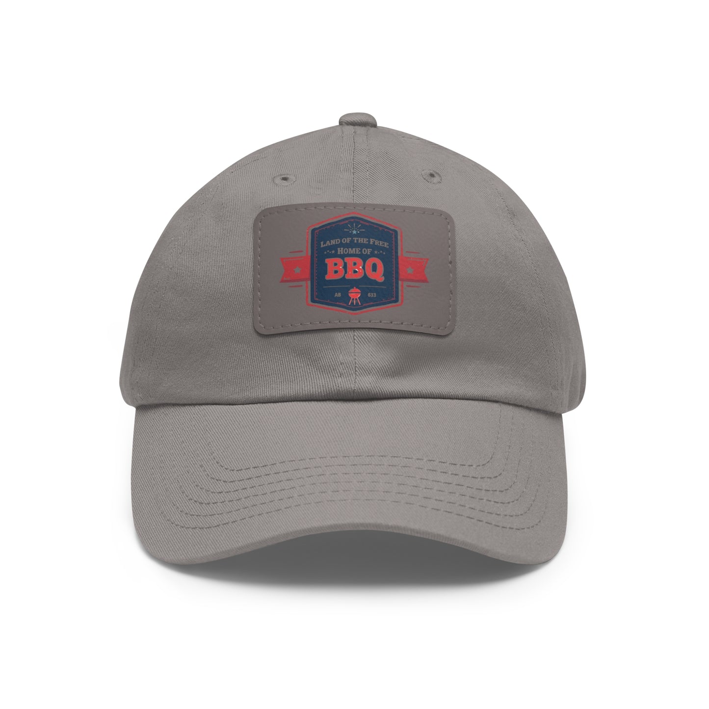 BBQ Dad Hat with Leather Patch - Perfect Gift for Grill Enthusiasts
