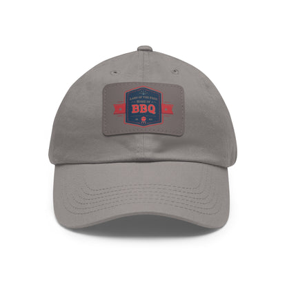 BBQ Dad Hat with Leather Patch - Perfect Gift for Grill Enthusiasts