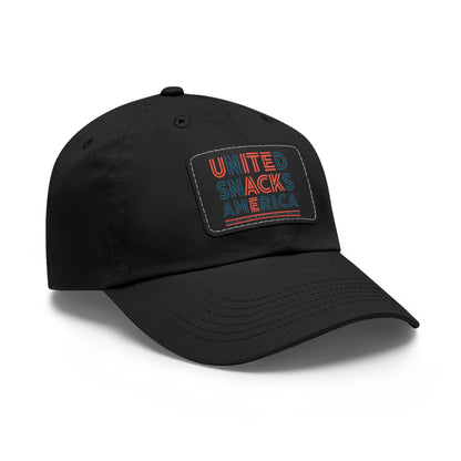 Trendy Dad Hat with Leather Patch - United Snacks America