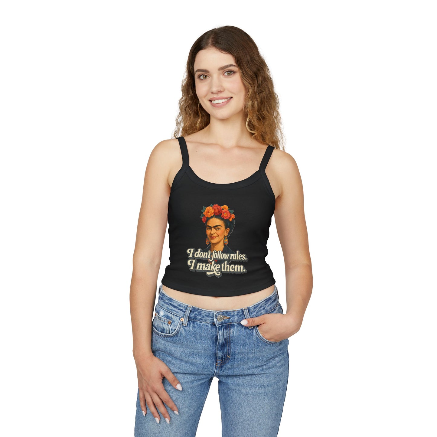Frida Khalo Inspired Women's Tank Top, Feminist Apparel, Stylish Summer Top, Boho Fashion, Casual Wear, Statement Tee