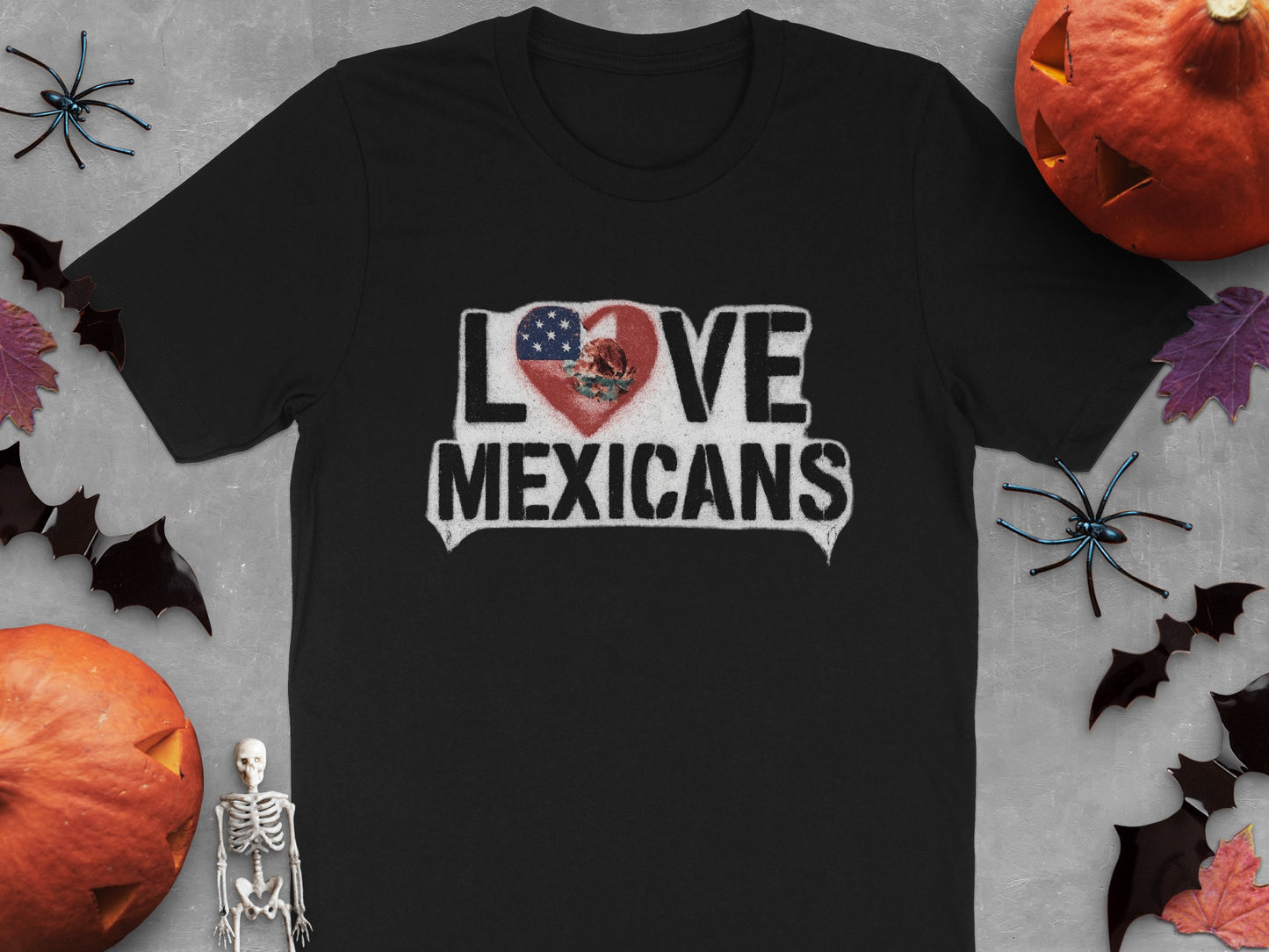 Love Mexicans Halloween Theme T-shirt product type