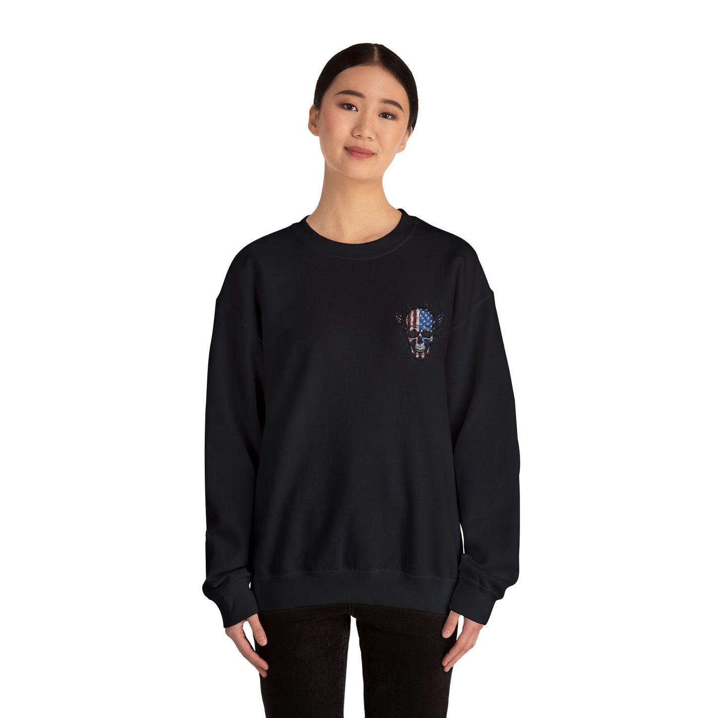 Artistic Graphic Crewneck Sweatshirt - Bold Design for Creative Souls