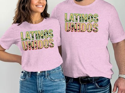Latinos Unidos Graphic Design Printed T-shirt product type