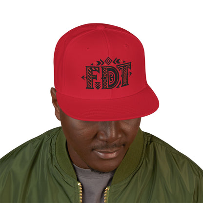 FDT Chinga Tu MAGA Embroidered Snapback Cap, Stylish Adjustable Hat, Gift for Dads, Streetwear Accessory, Trendy Headwear for All Occasions