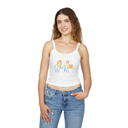 high quality pride Bless Your Heart Women's Spaghetti Strap Tank Top - Casual Summer Wear
