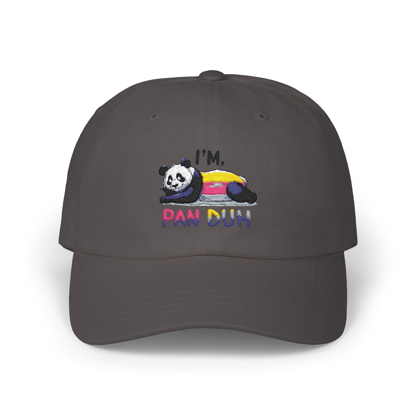 Panda Cap with Cute Quote, Perfect Gift Hat for Casual Outings, Unique Accessory, Trendy Cap