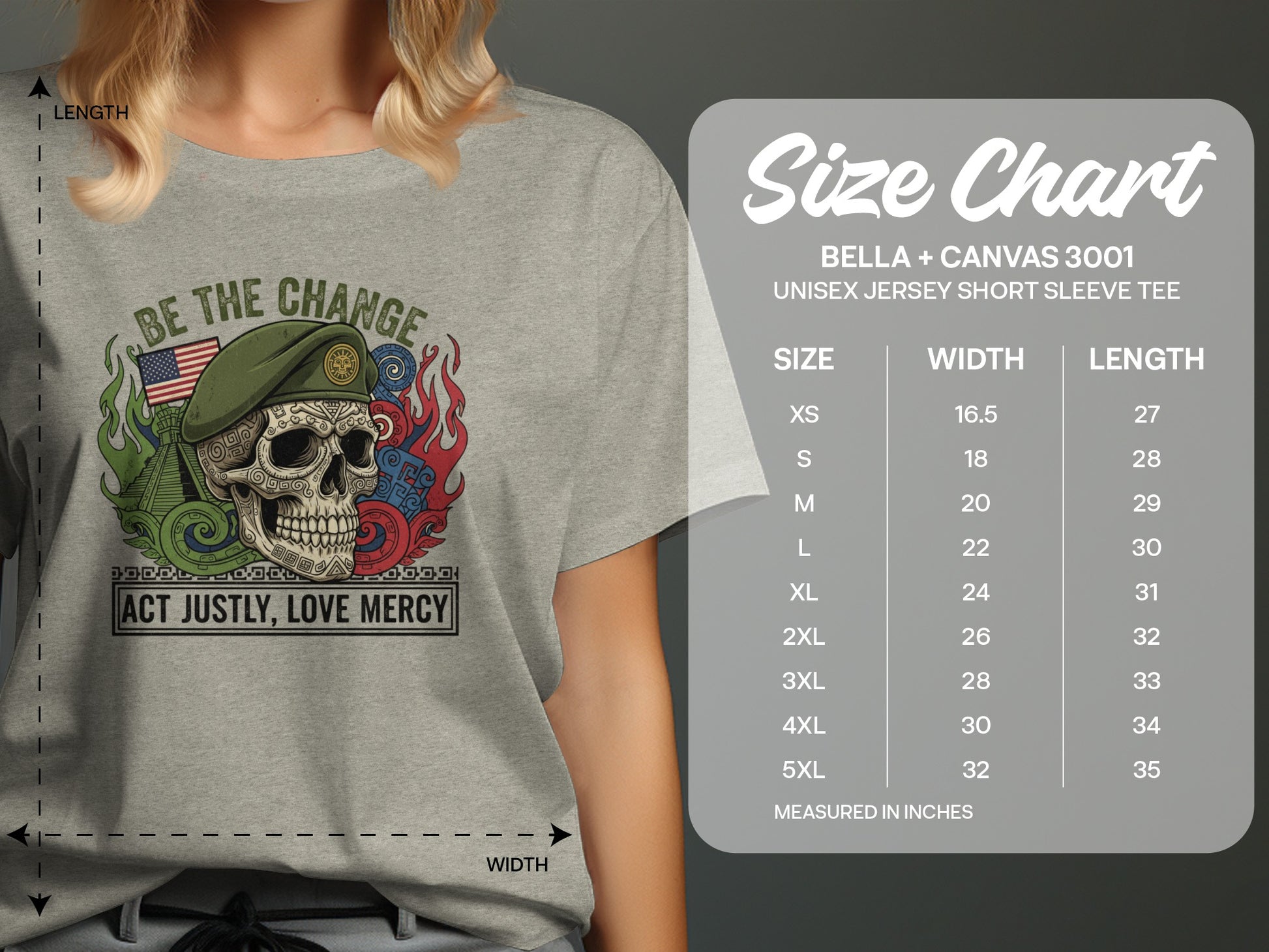 Be the Change Act Justly Love Mercy Tee Shirt