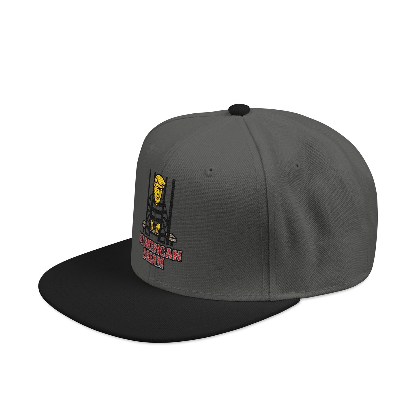 Anti Trump Hat, My American Dream Embroidered Snapback Hat - Stylish Cap for Everyday Wear, Perfect for Casual Outings, Birthdays, Streetwear Fashion, Gift for Him/Her