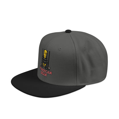 Anti Trump Hat, My American Dream Embroidered Snapback Hat - Stylish Cap for Everyday Wear, Perfect for Casual Outings, Birthdays, Streetwear Fashion, Gift for Him/Her