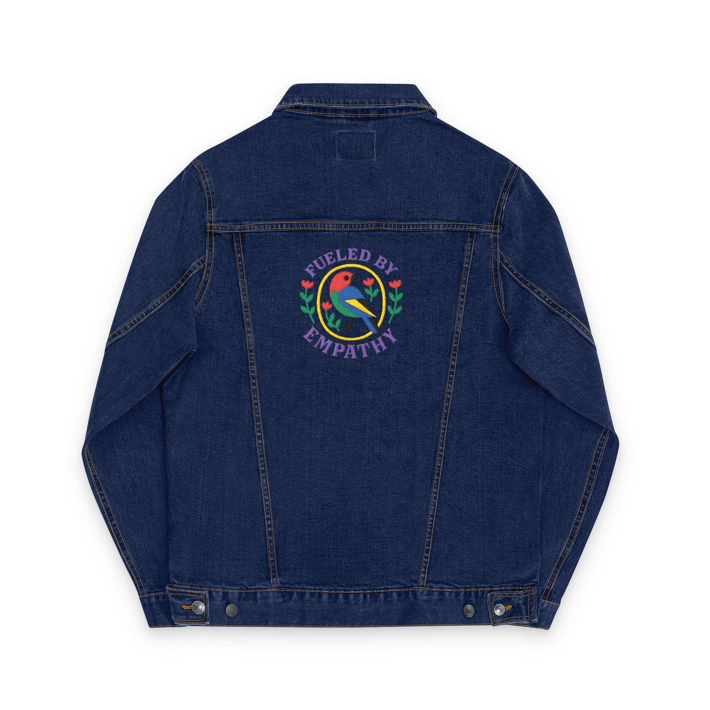Embroidered Unisex Denim Jacket - Express Yourself with Unique Stitching, Casual Streetwear, Summer Festivals, Gifts for Trendsetters, [...]