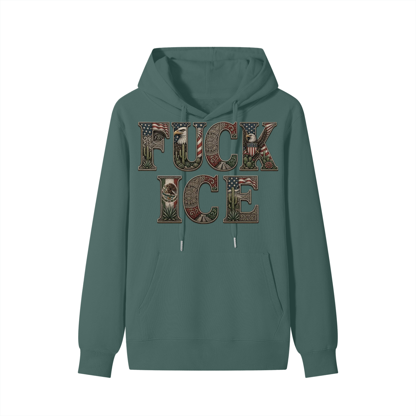 Fuck Ice & Amexican Pride Classic Unisex Cotton Hoodie