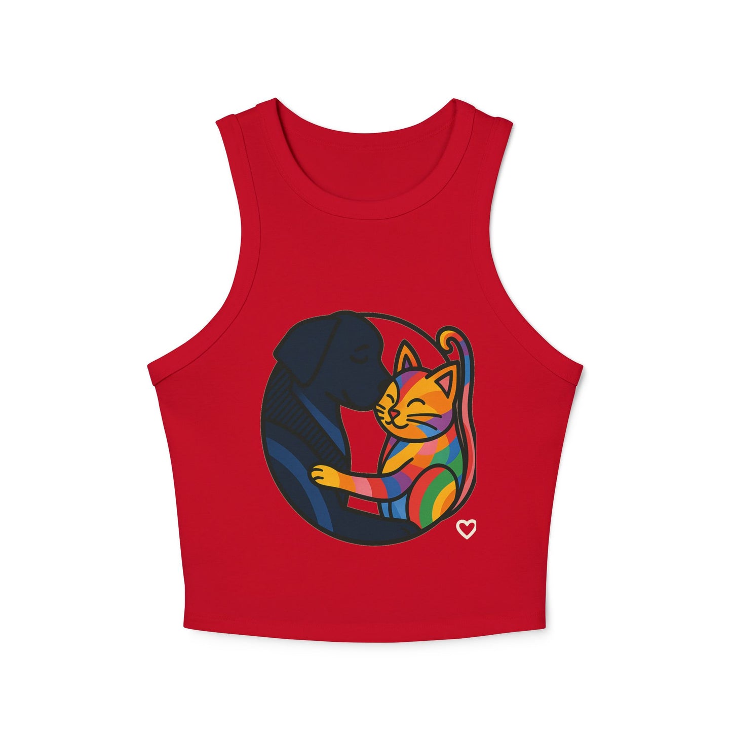 Pride tank top Colorful Pet Love Tank Top, Cute Pet Lovers Shirt, Animal Lover Gift, LGBTQ+ Pride Wear, Summer Casual Top