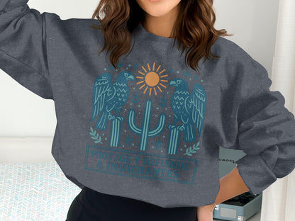 Protect And Defend Immigrants Long Sleeve Shirt product type