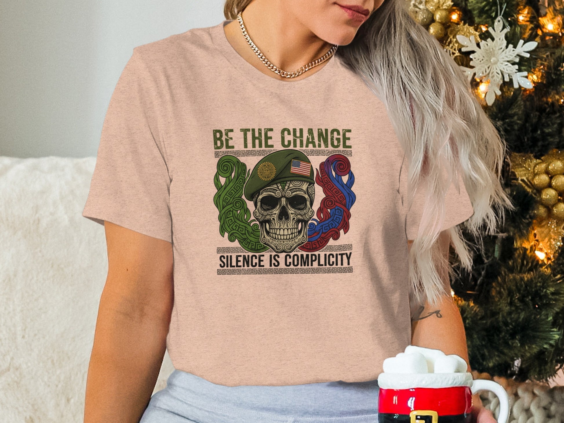 Be the Change Silence is Complicity Graphic Tee