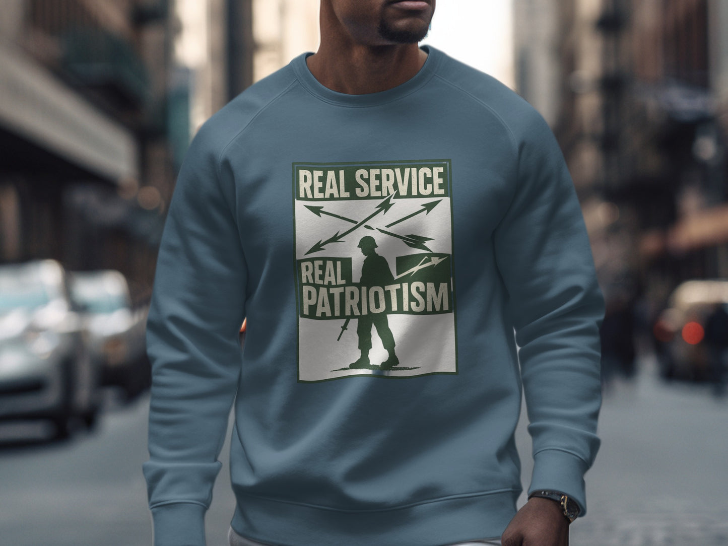 Real Service Real Patriotism Sweatshirt product