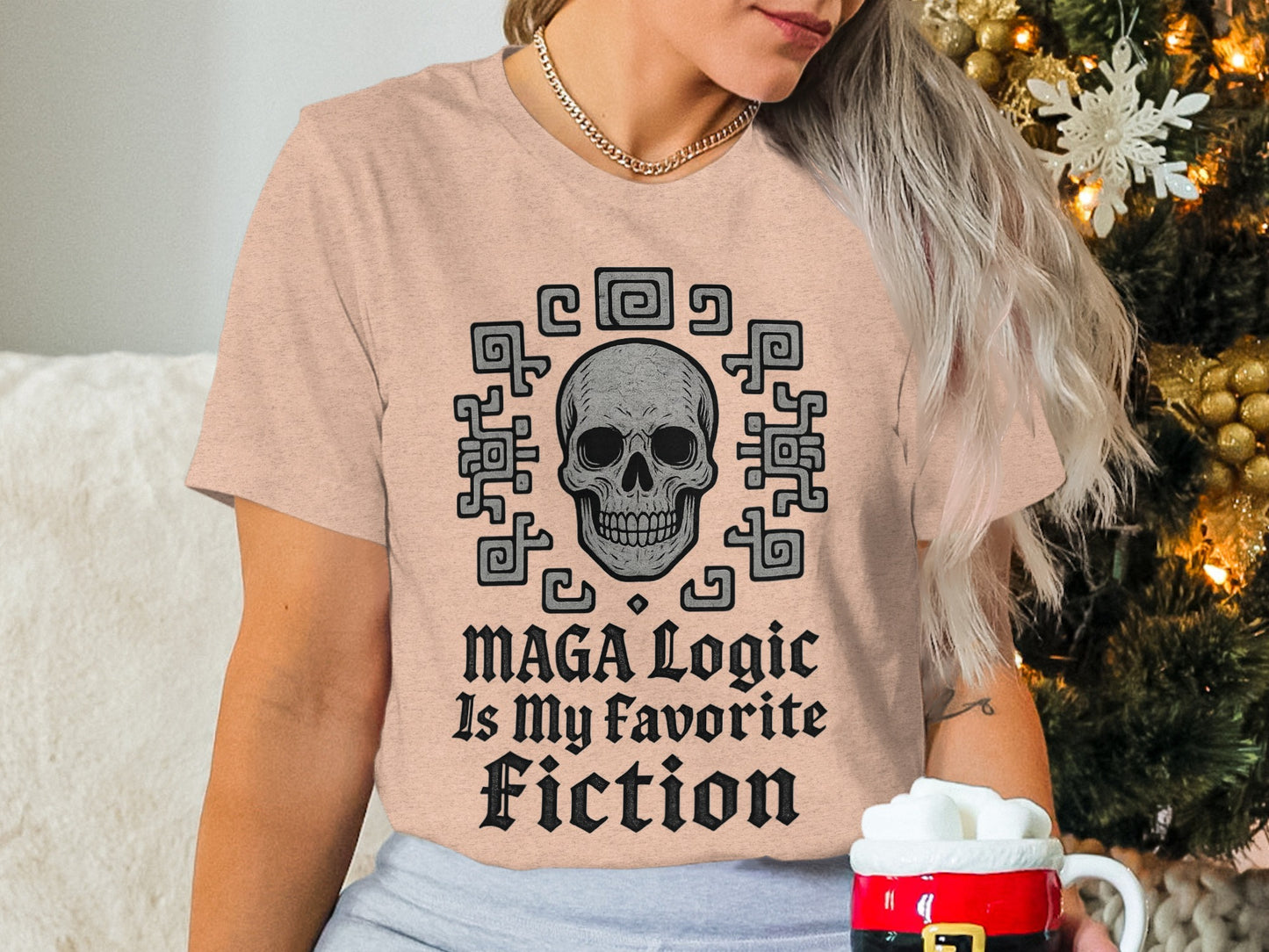 MAGA Logic Is My Favorite Fiction Graphic Tee