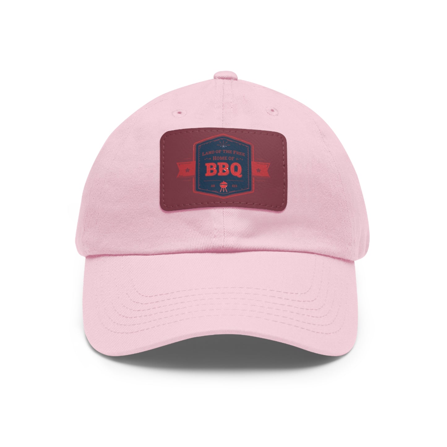 BBQ Dad Hat with Leather Patch - Perfect Gift for Grill Enthusiasts