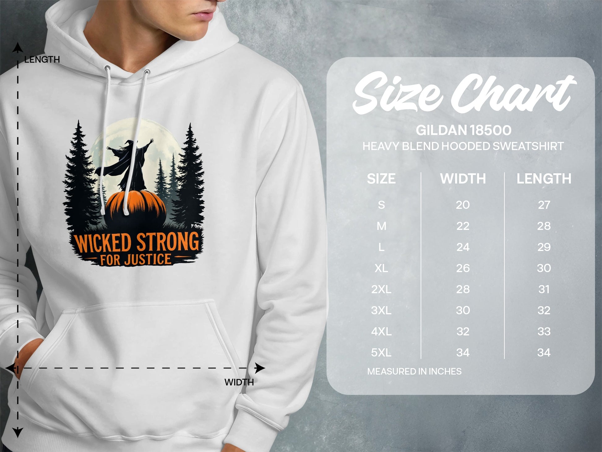 Wicked Strong For Justice Hooded Sweatshirt product
