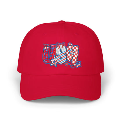 Embroidery Hat 4th of July Patriotic Dad Cap | USA Cap, Summer Hat, Casual Headwear, Father's Day Gift, Independence Day Accessory, Outdoor Cap