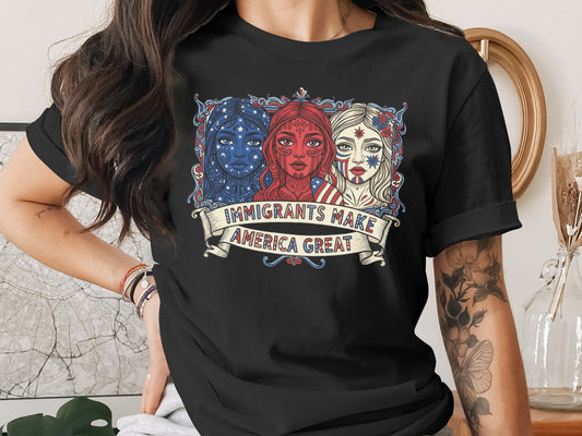 Immigrants Make America Great T-Shirt product