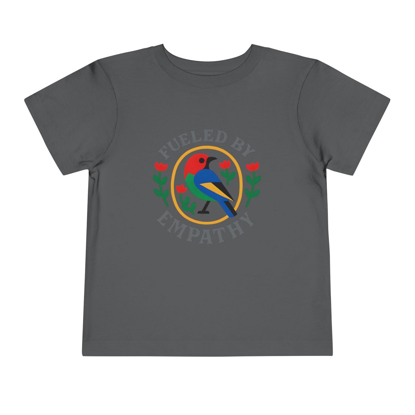 Empathy Bird Toddler Tee - Cute Short Sleeve Shirt for Kids, Gift for Birthdays, Encouraging Apparel, Toddler Fashion